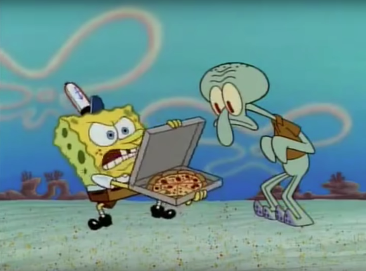 Боб сквер. Первобытный Сквидвард. Spongebob Squarepants pizza. Pizza delivery Spongebob Squarepants Episode download.