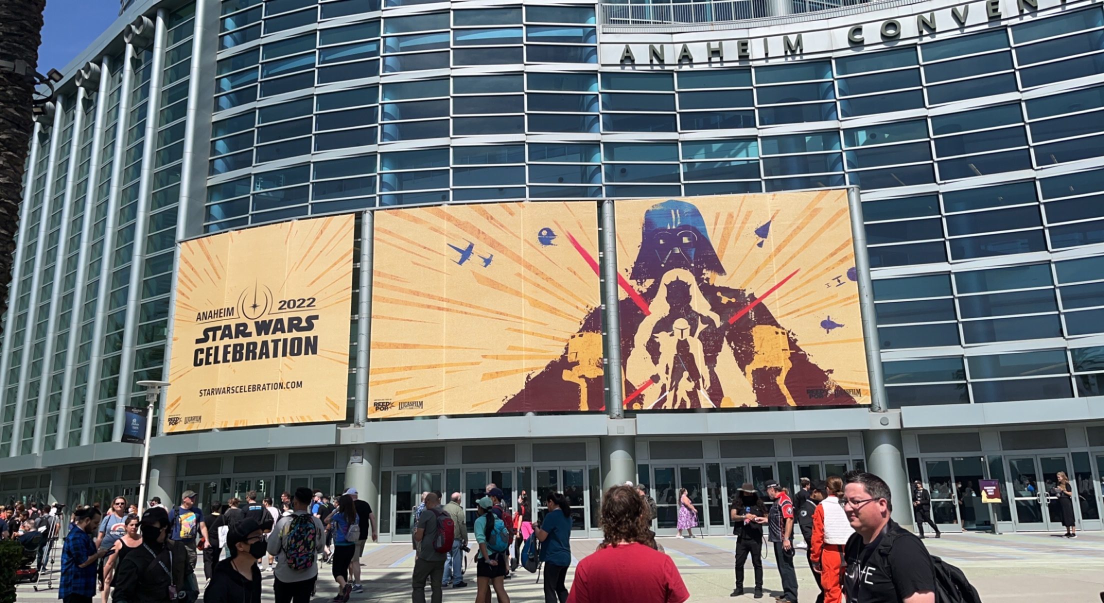 A Picture of the Star Wars Celebration Banner