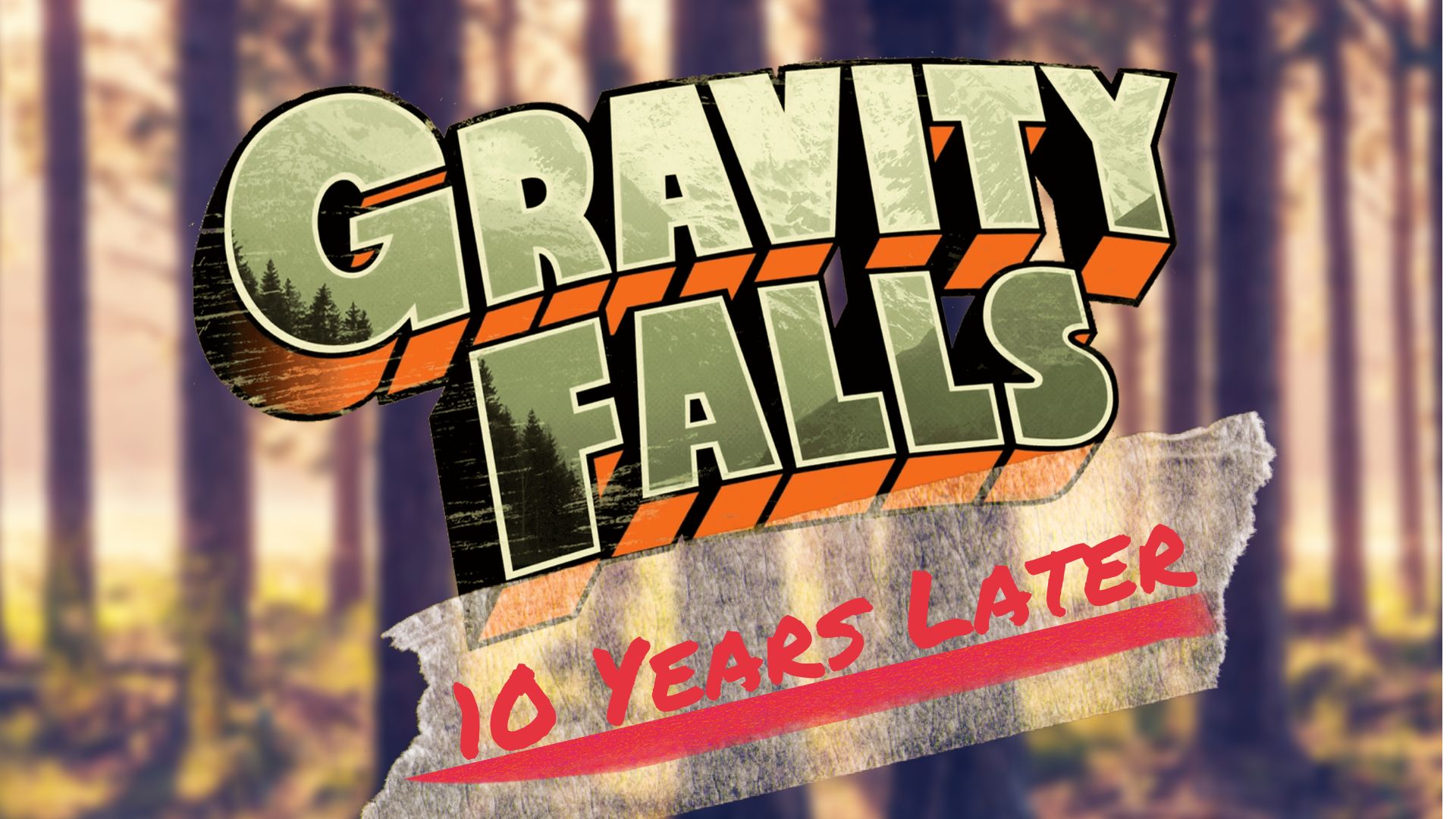 A logo of Gravity Falls